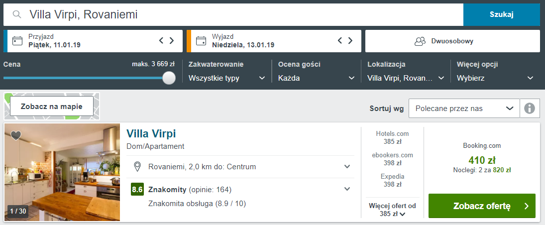 Rovaniemi noclegi