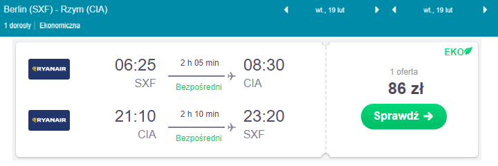 Rzym loty