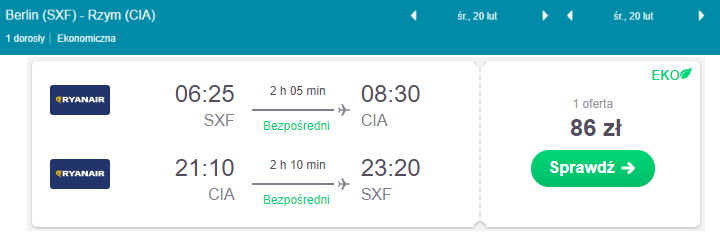 Rzym loty