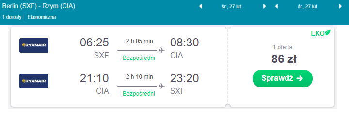 Rzym loty