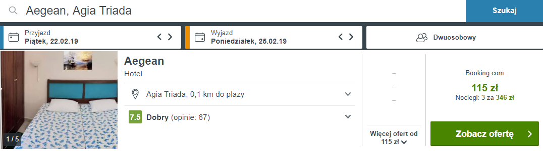 rezerwacja noclegów