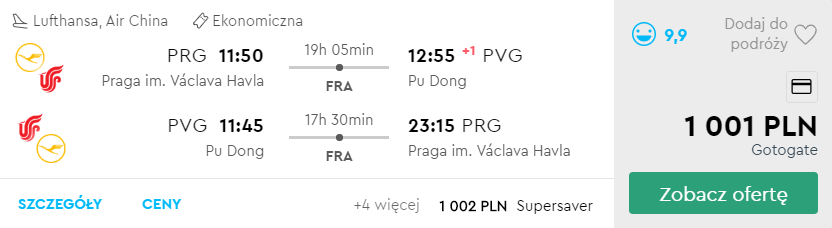 szanghaj z pragi