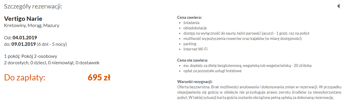 Rezerwacja hotelu