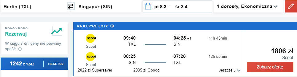 Rezerwacja przelotów
