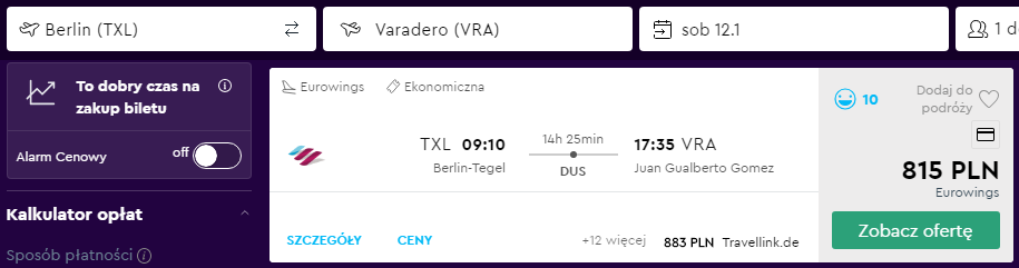 Rezerwacja przelotów