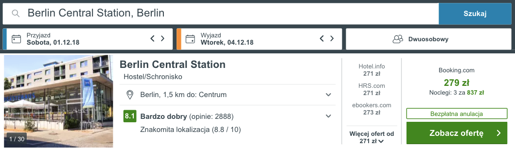 zarezewuj hotel w berlinie