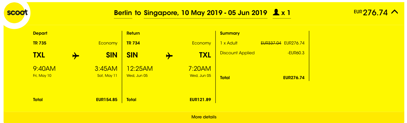 zarezerwuj loty do singapuru