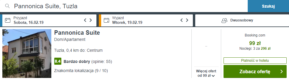 rezerwacja noclegów