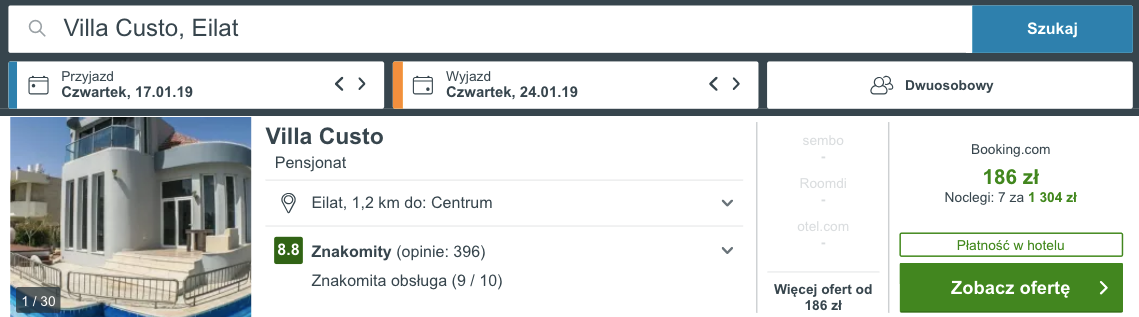 zarezerwuj hotel w ejlacie