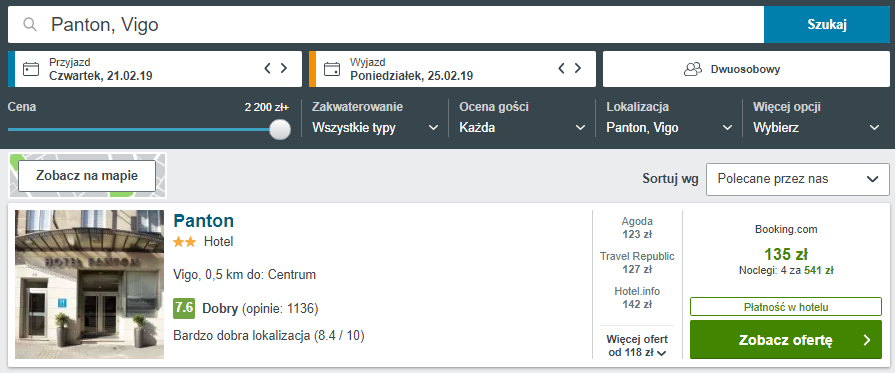 Rezerwacja obiektu