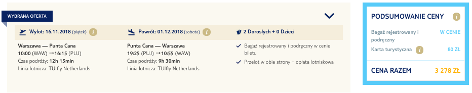 zarezerwuj loty do dominikany