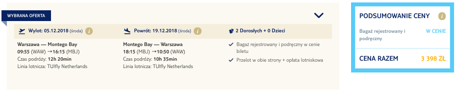 zarezerwuj loty na jamajke