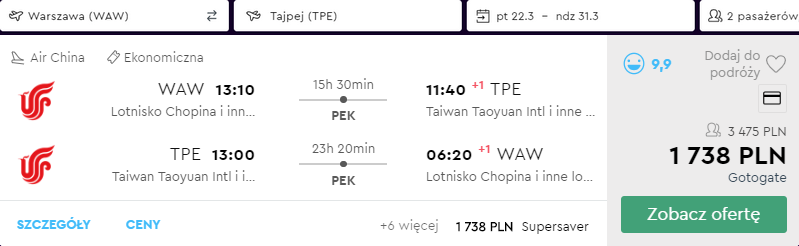 rezerwacja lotów