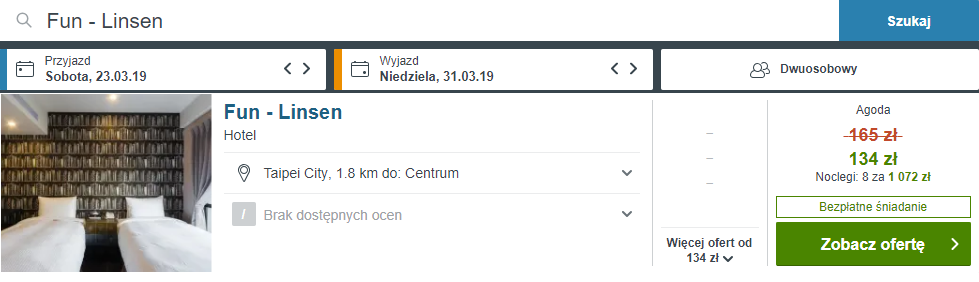 rezerwacja noclegów