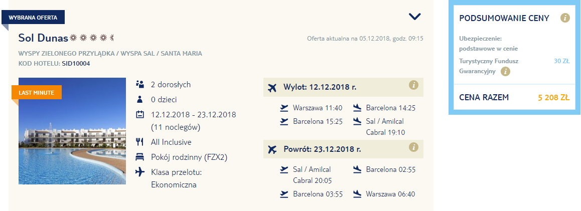 rezerwacja wczasów