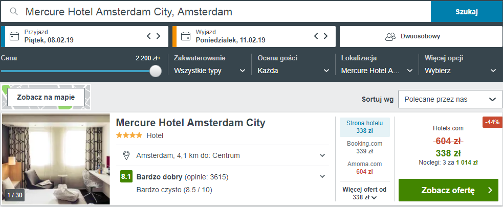 rezerwacja hotelu