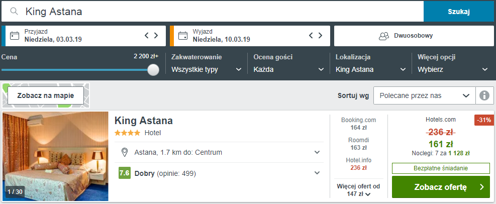 rezerwacja hotelu