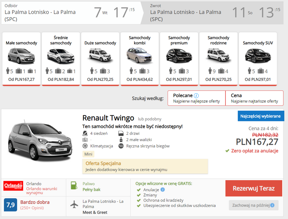 la palma auto