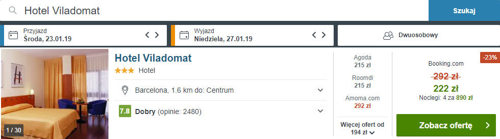rezerwacja noclegów