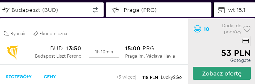 praga z budapeszt
