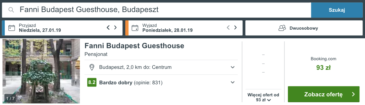 zarezerwuj loty do budapesztu