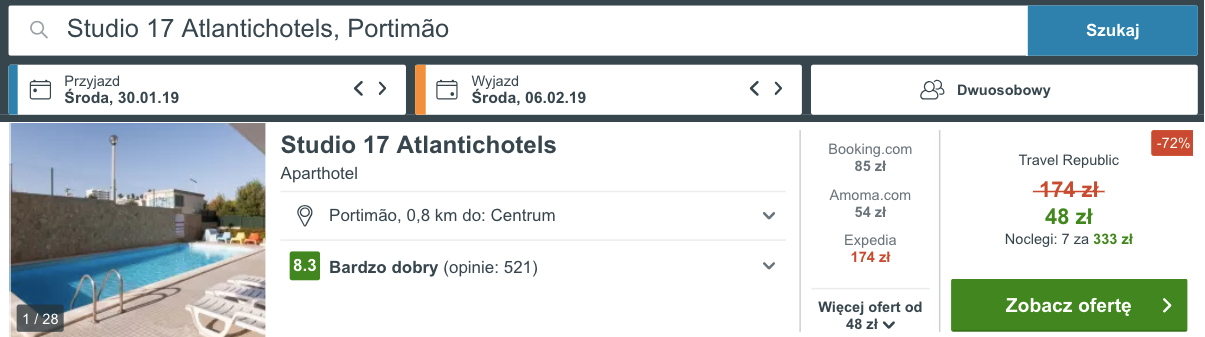 zarezerwuj hotel w faro