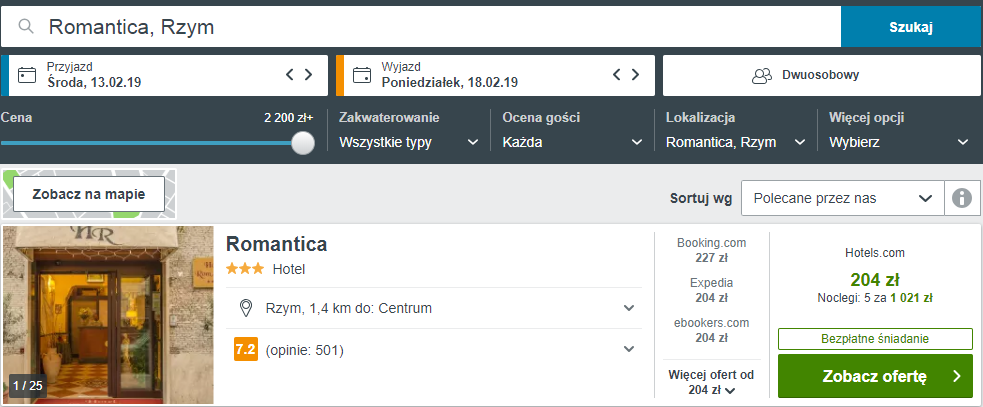 rezerwacja noclegów