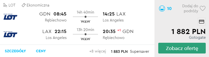 kalifornia z gdańska tanio