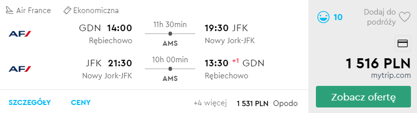 nowy jork z gdańska