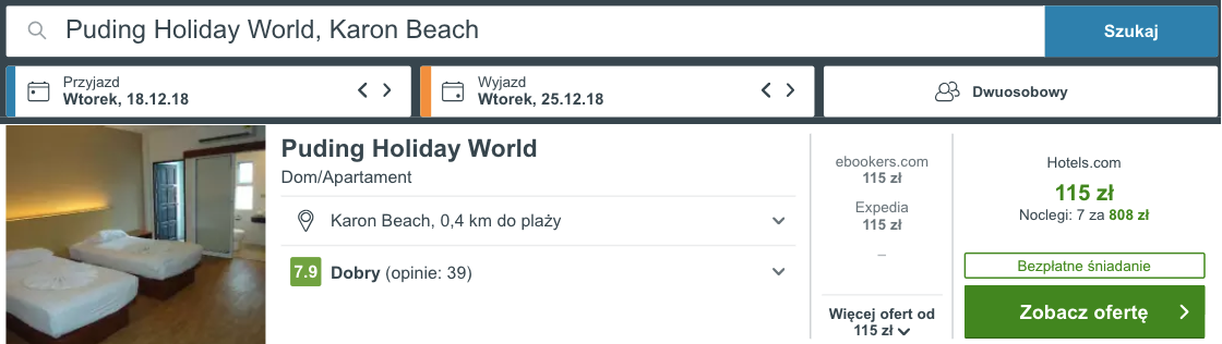 zarezerwuj hotel na phuket