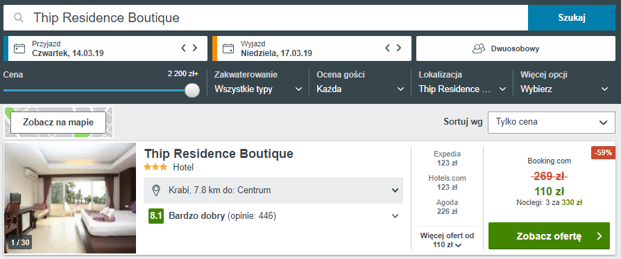 Rezerwacja obiektu