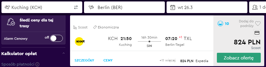 Rezerwacja przelotów