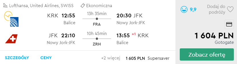 Nowy Jork z Krakowa