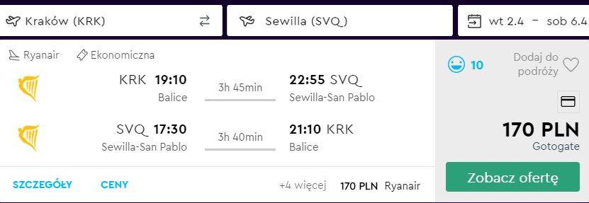 sewilla loty