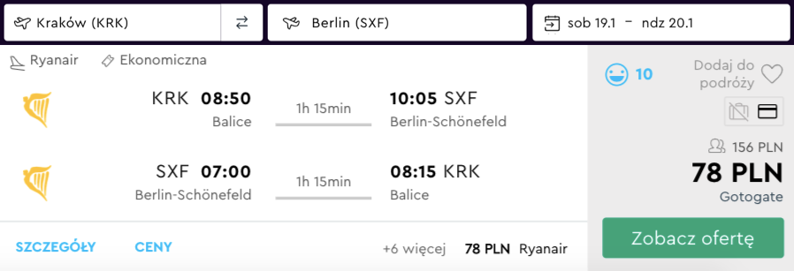 zarezerwuj loty do berlina