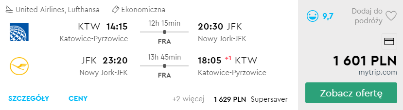 nowy jork z katowic