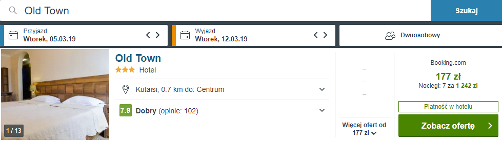 rezerwacja noclegów
