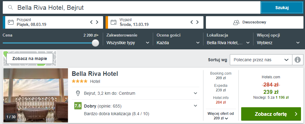 rezerwacja hotelu
