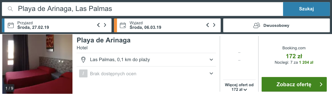 zarezerwuj hotel na gran canarii