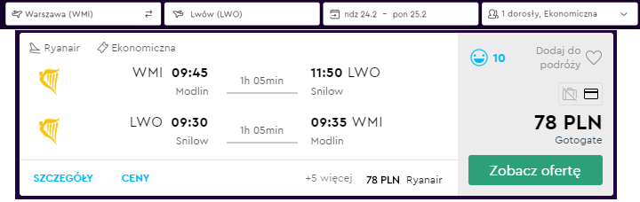 Lwów loty