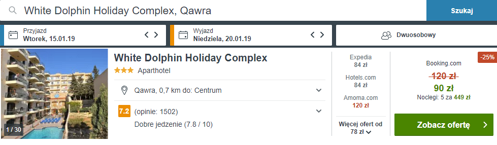 rezerwacja noclegów
