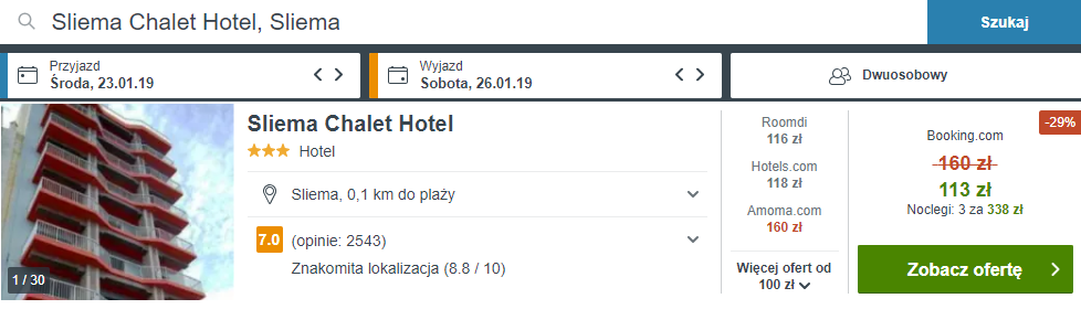 rezerwacja noclegów