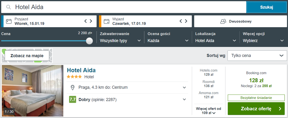 praga noclegi