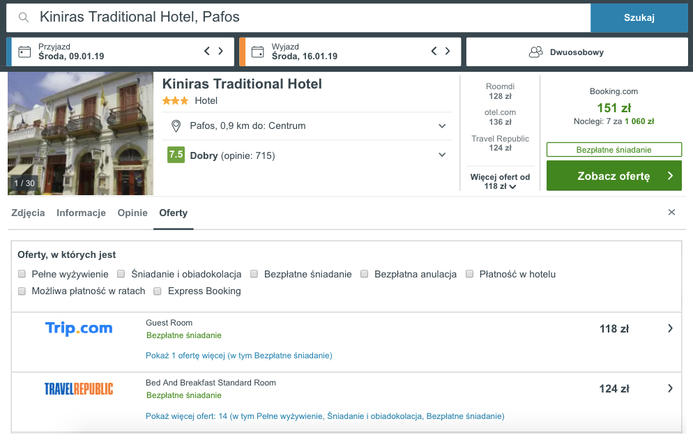zarezerwuj hotel w pafos