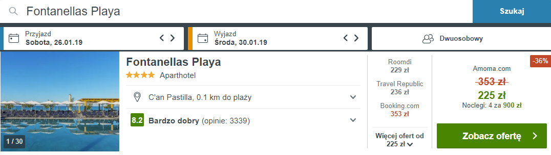rezerwacja noclegów