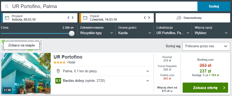 Rezerwacja obiektu