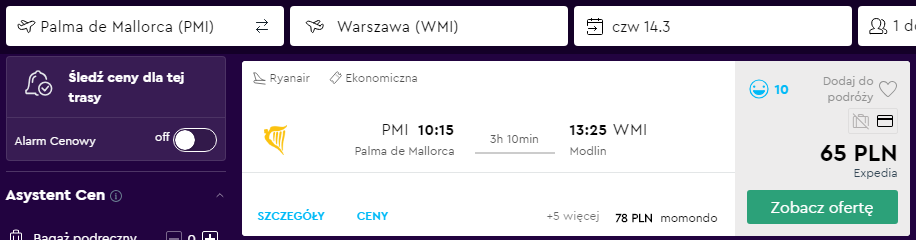 Rezerwacja przelotów