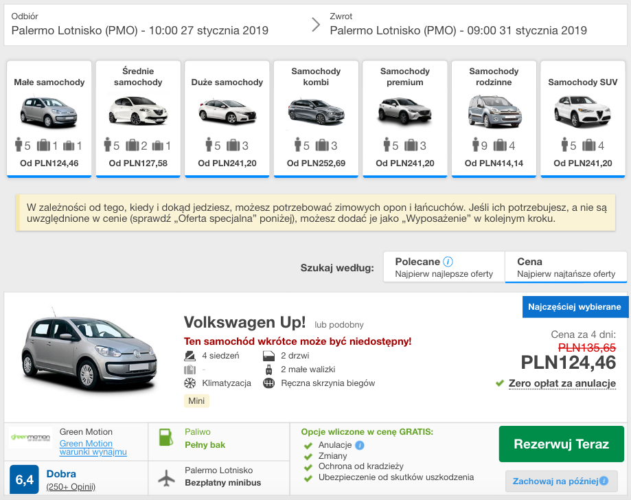 zareerwuj auto w palermo