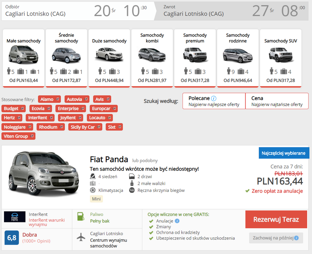 sardynia auto
