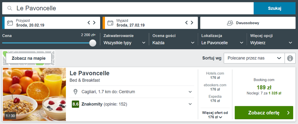 noclegi na sardynii